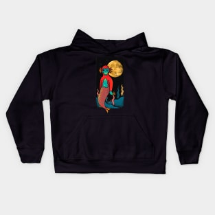 mermaid ghost Kids Hoodie